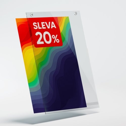 Plastové vrecko s kovovými očkami PVC-K32
