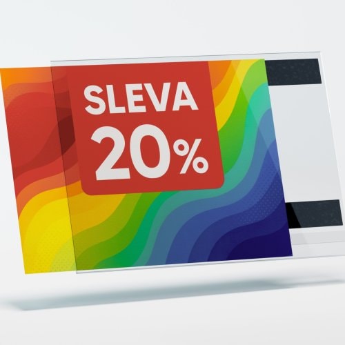 Magnetické plastové vrecko PVC-K8