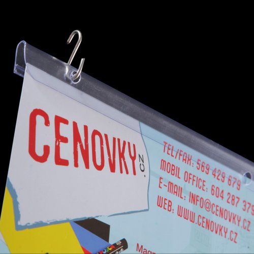 Závěsný kovový S háčik